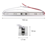 Блок живлення 12В 24Вт 2А LTR-24-12 stick IP20 11677